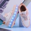 Primavera/otoño Zapatillas luminosas para niños Zapatos de frotar Zapatillas luminosas para niñas Zapatos con lámpara de carga Zapatillas brillantes para niños