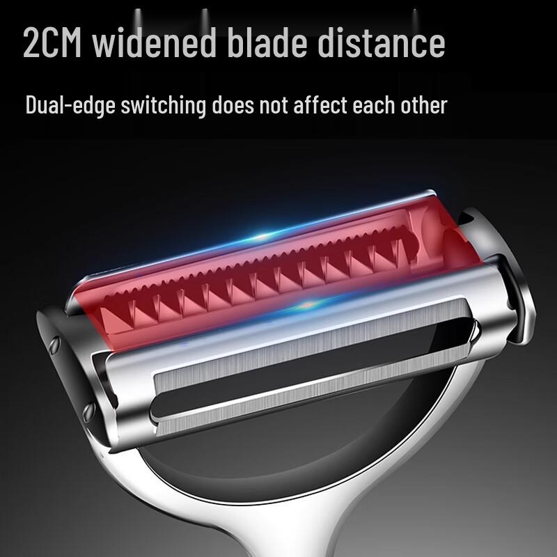 Deepur Zinc Alloy Dual-Use Peeler and Shredder