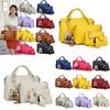 Stylish Pure Color Women Pu Leather Shoulder Bag Handbag Satchel Clutch Coin Purse