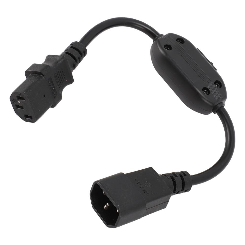 Power Extension Cable Switch IEC320 C14 Male To C13 Female 0.3 Meter Adapter Cable Power Supply Cord for Laptop Lamp