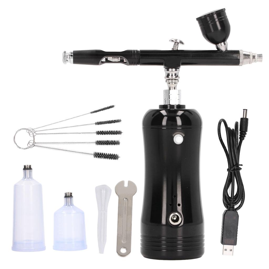 Verbessertes Airbrush-Set mit Luftkompressor Tragbare Akku-Pistole Wiederaufladbares Handheld-Set 17,4 psi