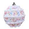 Holiday Party Foam Ornaments with 6cm Colorful Specks Lightweight Christmas Tree Decoration for Home Commercial Use