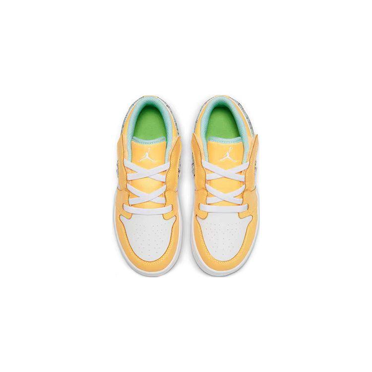 Air Jordan 1 Low ALT SE PS Citron Pulse White Action Green DX4387-800