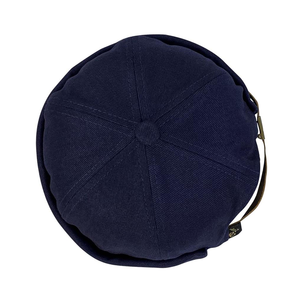 Croogo Rollmütze, Fischerhut, Herren, Baumwolle, Rund, Beanie, Einfarbig, Matrosenmütze, Mode, Retro-Kappe, Outdoor, Faltbar (G-OG01-Marine)