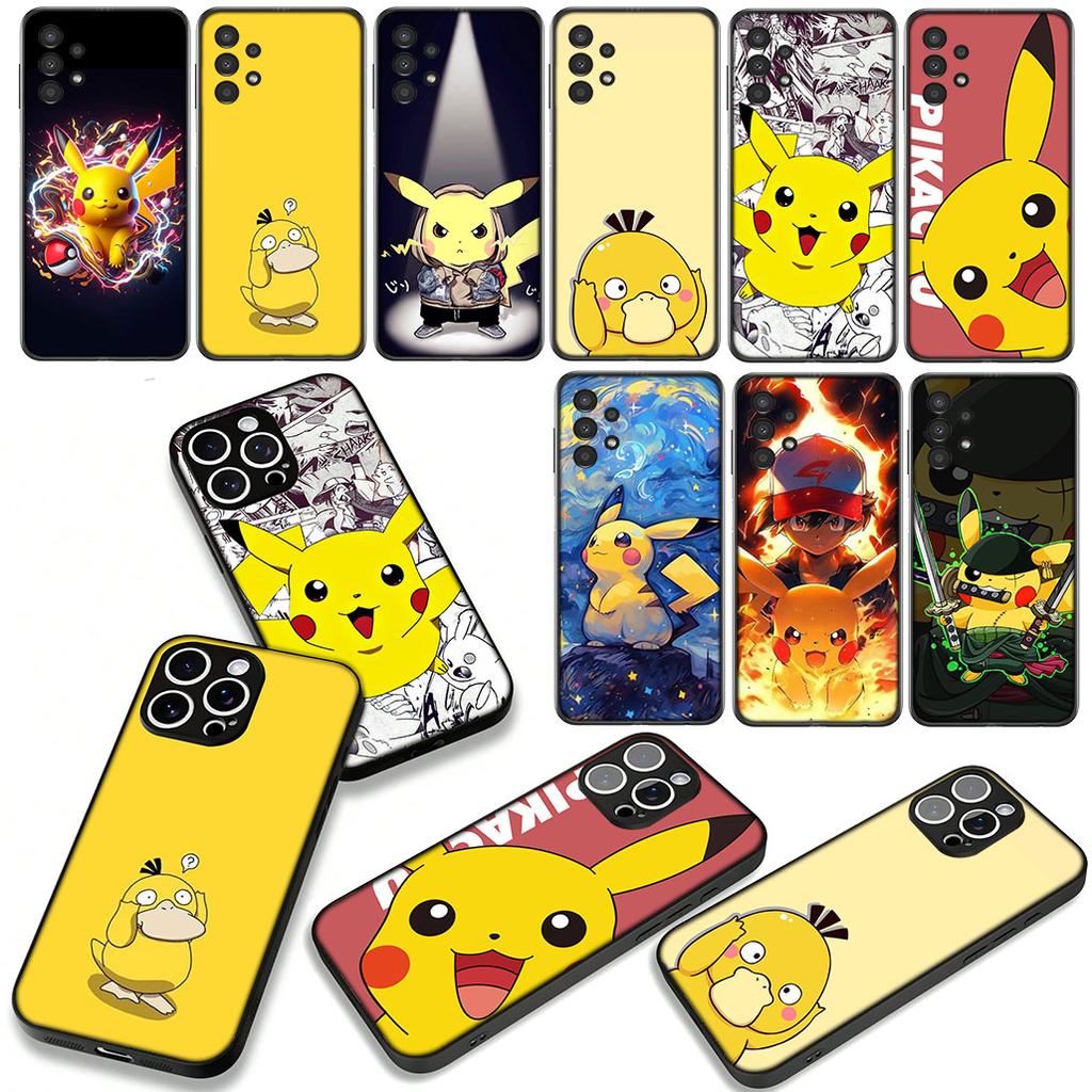 P-Pokemons P-Pikachus Psyduck Case for Motorola Moto Edge 70 60 Fusion 40 NEO 20 Pro G Stylus G56 G96 G71 G73 G41 G42 G51 G52