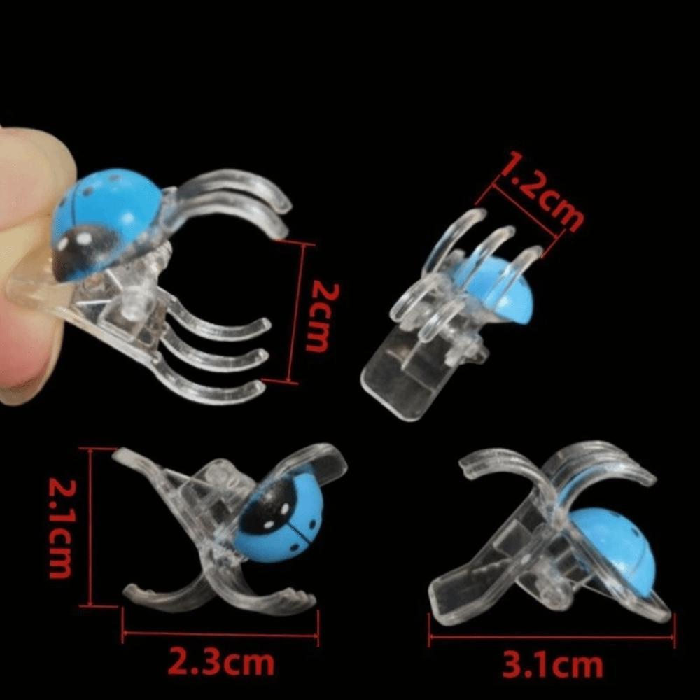 

20pcs Decorative Design Ladybug Clip Climbing Plant Support Garden Ornaments Butterfly Orchid Clip Fixed Design Support Frame синий