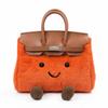 Jllycat Cute Fluffy Platinum Doll Crossbody Elf Handbag