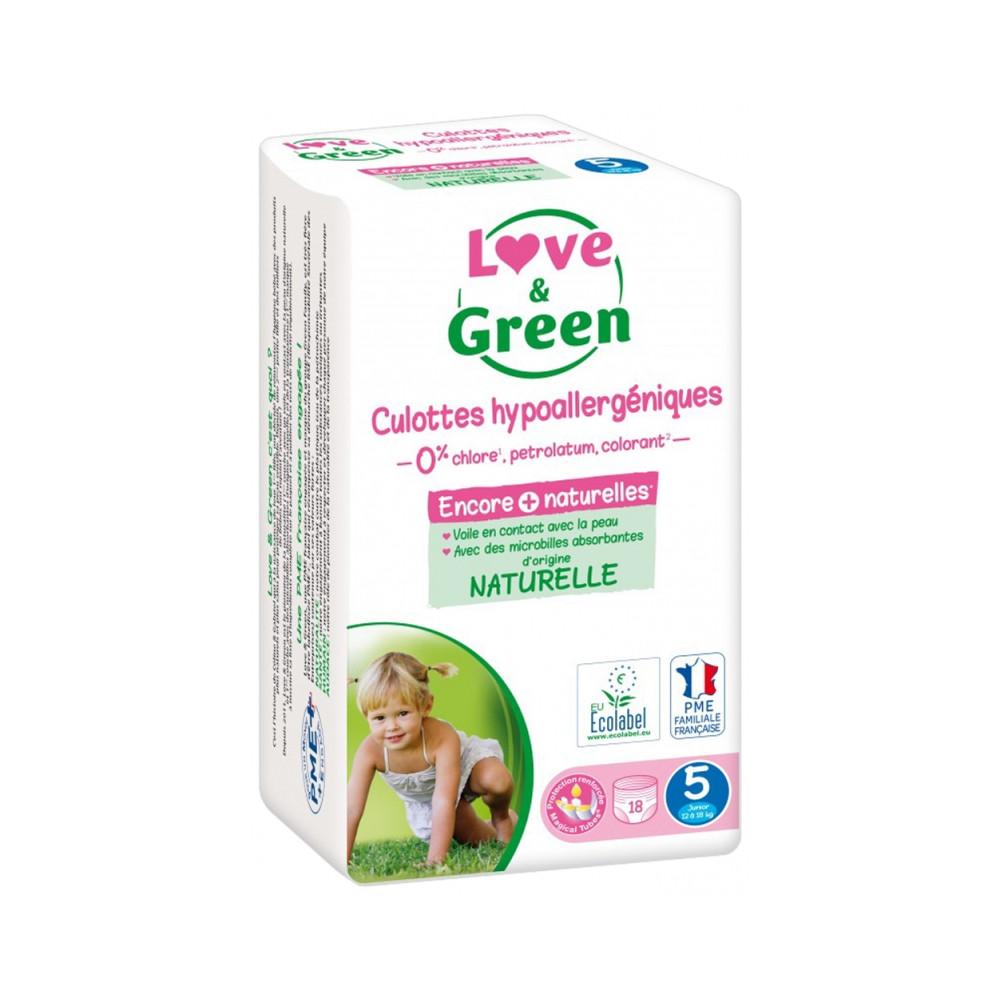 

Гипоаллергенные трусики Love and Green 18 Трусики размер 5 (12-18кг)