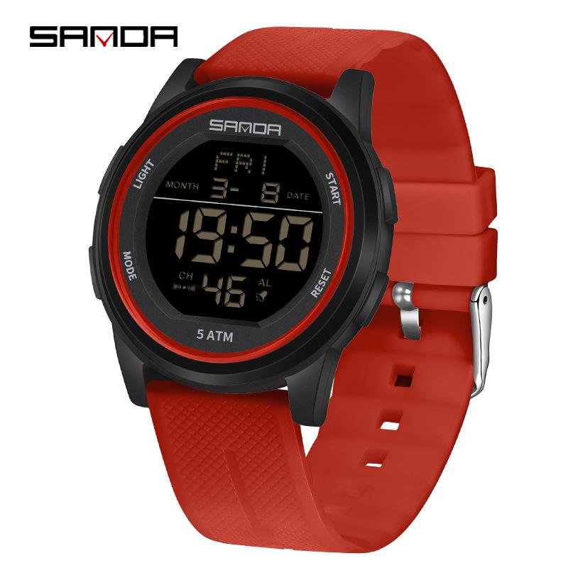 Sanda New Youth Luminous Waterproof Student Watch - Unisex Design for Middle Schoolers