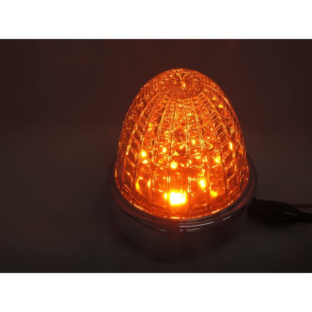 Nippon Body Parts Industry Truck Supplies JB LED Crystal HP Marker 2 Compatible High-Intensity Clear/Amber 12/24V LSL-212A
