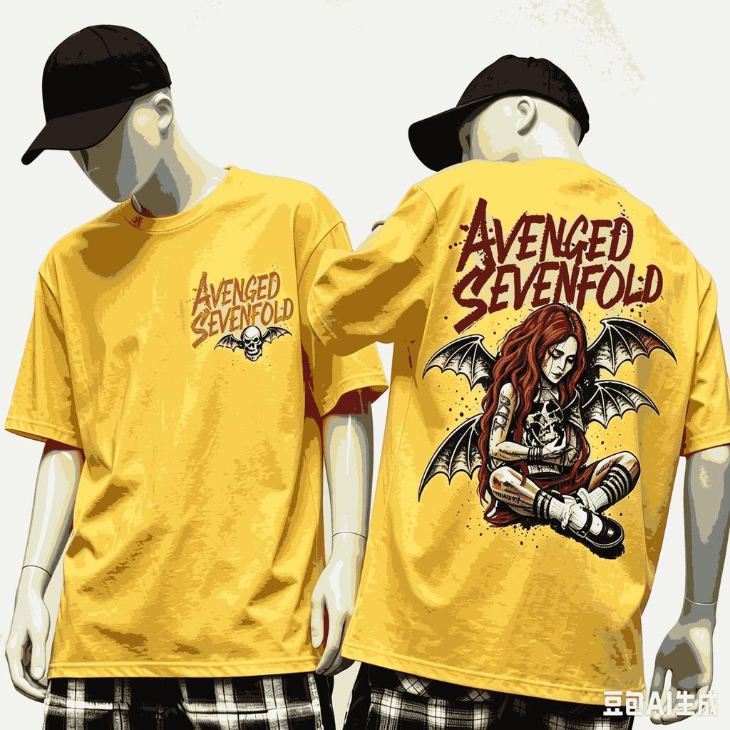 Avenged Sevenfold For Fan Gift Tshirt Unisex Unisex Harajuku Oversized Unisex Short Sleeve Streetwear High Quality Couples Classic