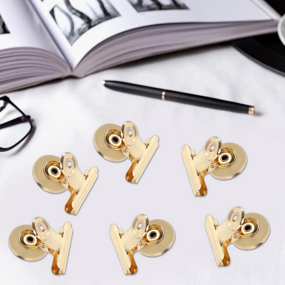 

Magnetic Clips Fridge Magnets Magnetic Hooks Clips Refrigerator Magnetic Clips, Metal Magnet Clips For Whiteboard золотий