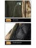 Men's Winter Thickened Velvet Camouflage Jacket - Warm, Wear-Resistant, Cold-Protective Labor Coat for Northeast Conditions.