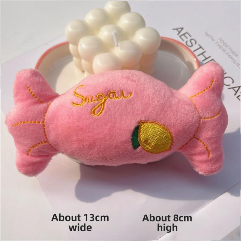 

Домашние собаки скрежещут зубами, кошки развлекаются, грызут конфеты, плюшевые пищащие игрушки для собак, товары для кошек для развлечения розовый