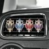 Alloy Diamond Owl Car Air Vent Freshener Clip