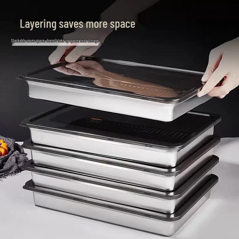 304 Stainless Steel Dumpling Freezer Storage Tray