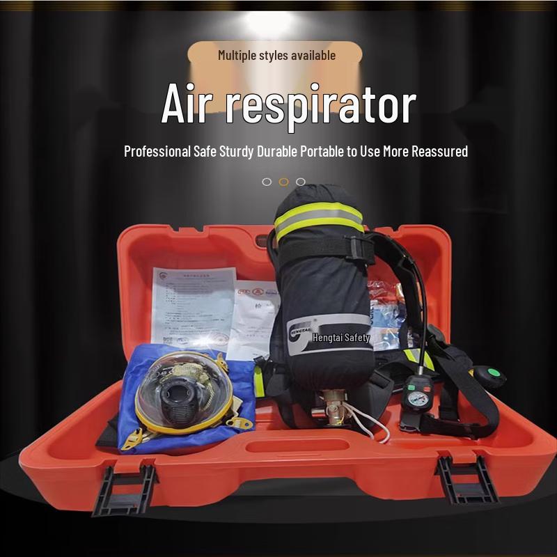 Haowei Positive Pressure Air Respirator with 6L Steel Cylinder One Size