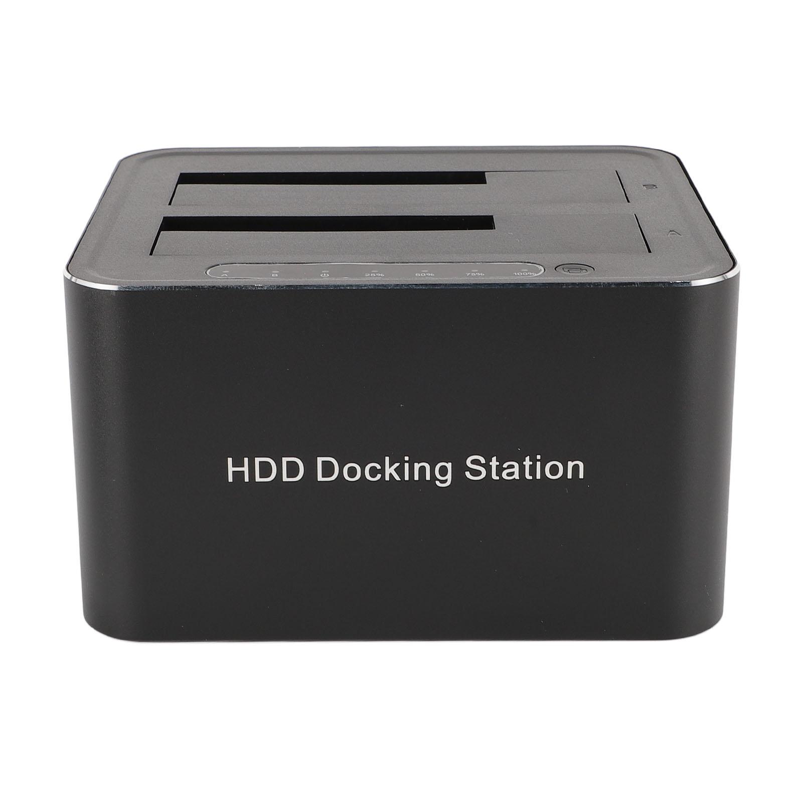 

Док-станция для двух жестких дисков USB 3.0 к I II III с дубликатором жестких дисков, автономный клон US Plug