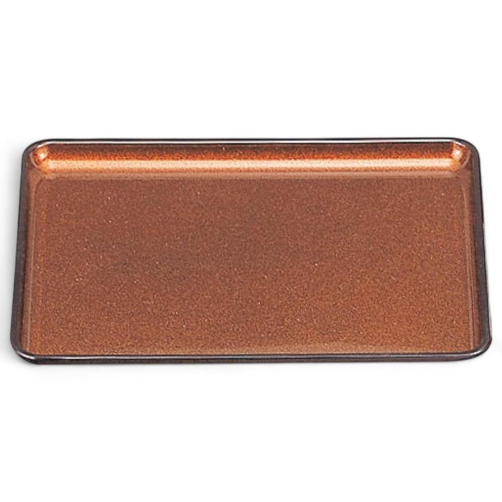 Sengoku Style Long Tray 6 with a Satin Lacquerware Made In Japan J-kitchens (48cm, Shaku) Finish, (ABS Resin),