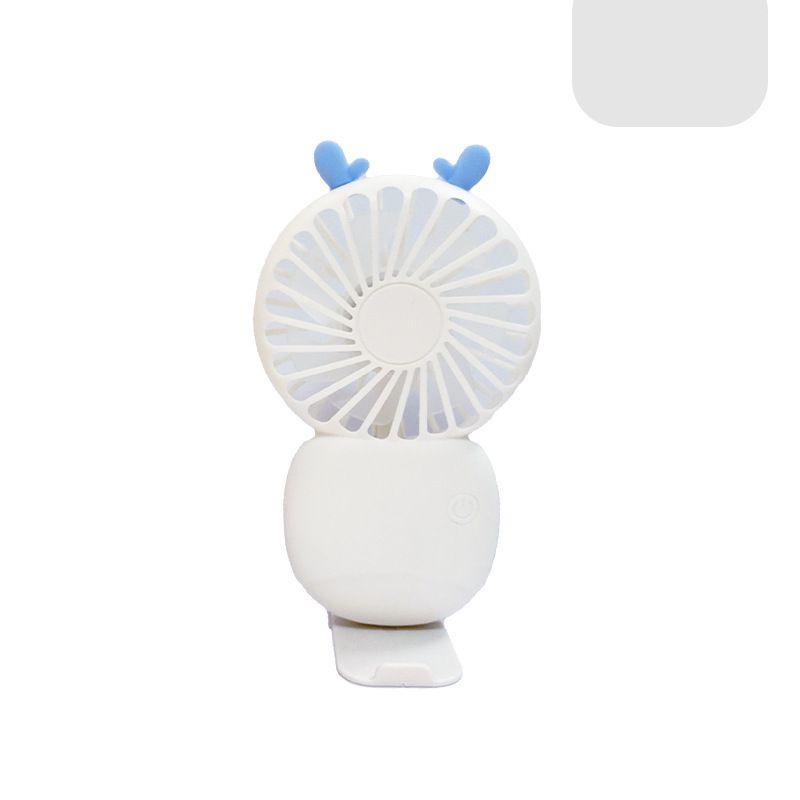 Handheld Mini Usb Fan With Holder Portable And Adjustable For Outdoor Travelling