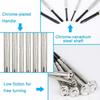6-Piece Precision Screwdriver Set, Small, Slotted & Phillips, for Eyeglasses, Watches, Jewelry Repair, with Storage Case.