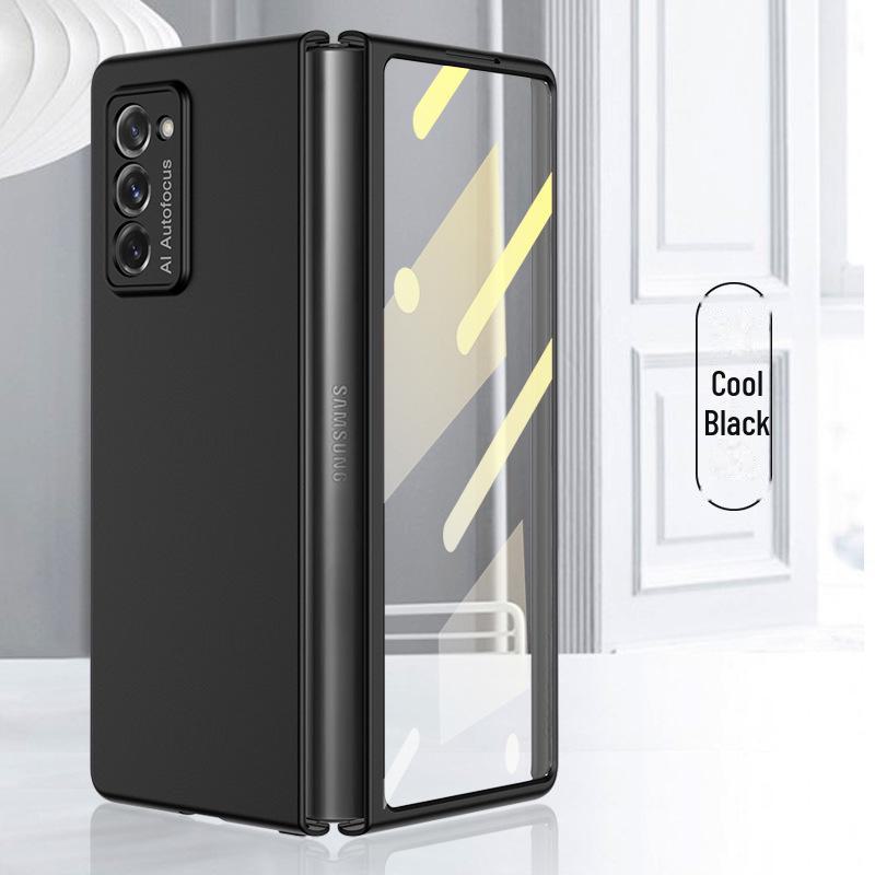 Samsung Fold2/W21 Full Protective Case with Integrated Frosted Glass Film