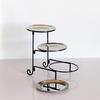 Three Tiers Display Stand for Festives and Casual Dining Detachable Cake Holder Wedding Banquets Cupcakes Holder