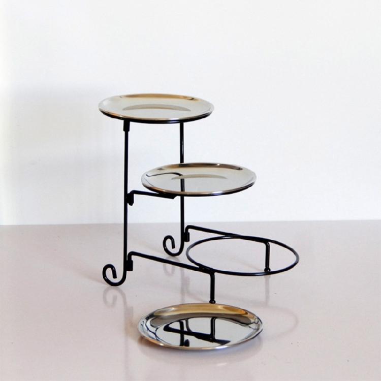Three Tiers Display Stand for Festives and Casual Dining Detachable Cake Holder Wedding Banquets Cupcakes Holder
