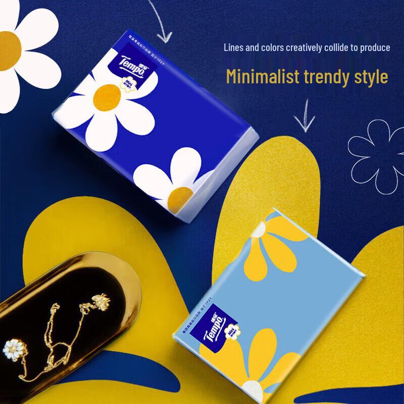 Tempo Mini 4-Ply Facial Tissues
