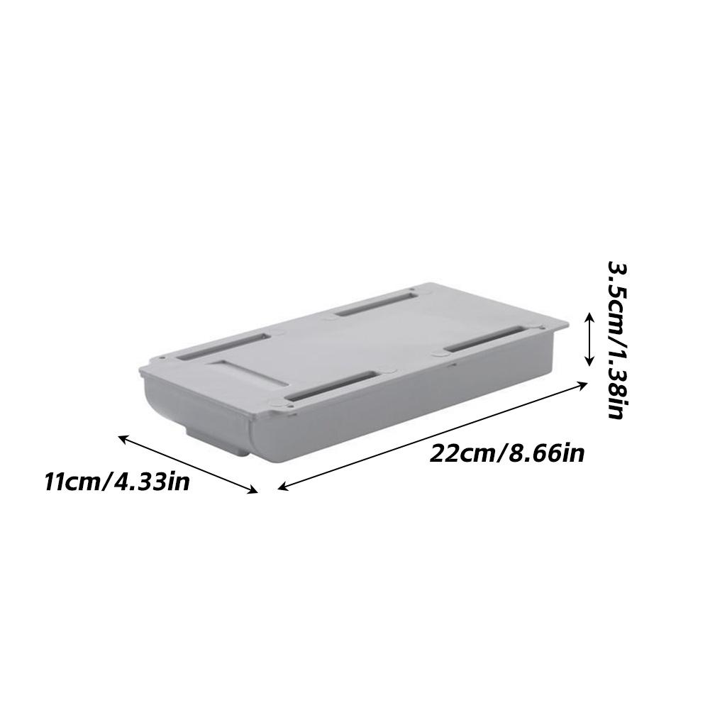 Organisateur de tiroir caché créatif collant petit tiroir sous bureau gain de place adhésif porte-papeterie organisateur usage bureau/maison