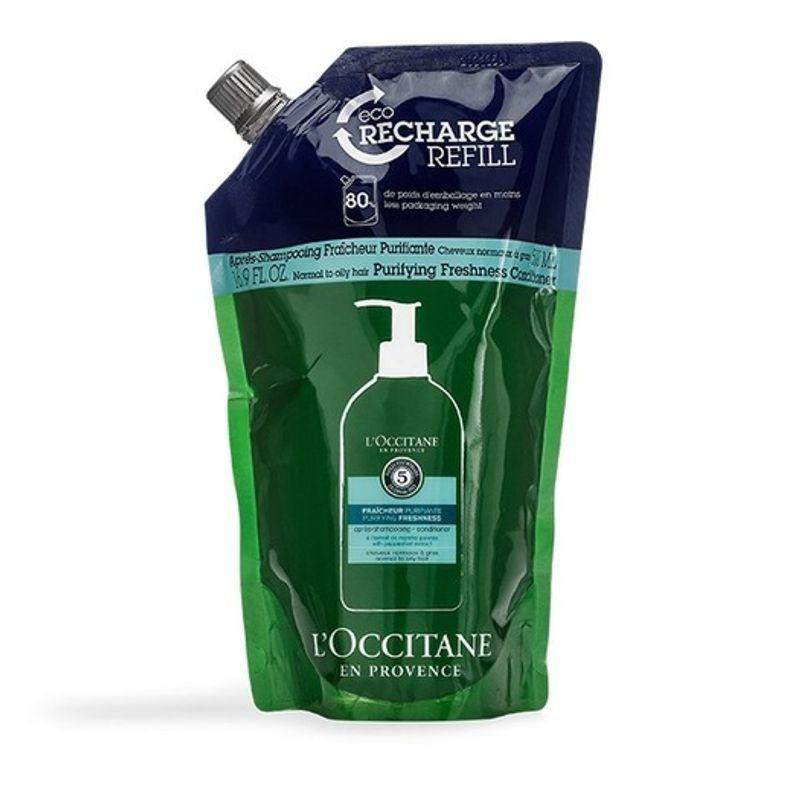 LOCCITANE [Scalp Cooling] Purifying Freshness Conditioner Refill 500ml