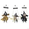 Broom Witch And Creepy Sound Halloween Prop Decor