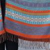 Damen Übergröße Geometrischer Ethno-Stil Gestrickter Gestreifter Schal (2025)