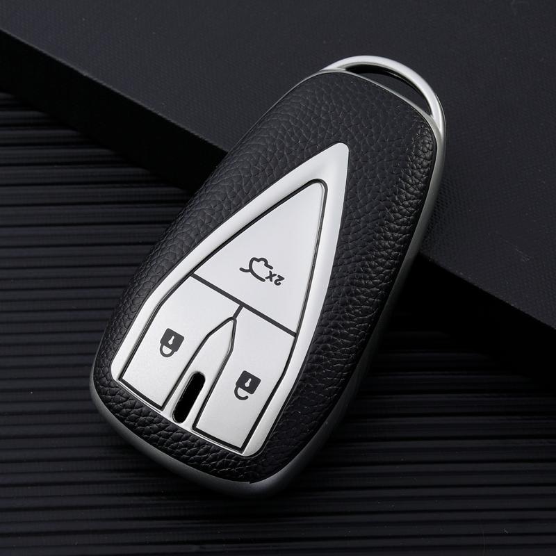 TPU Leather Shell Fob for Changan UNIT UNIK CS35PLUS CS55 PLUS CS75 PLUS Oshan X7 X5 Car Key Case Cover Car Accessories
