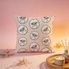 Fluffy Cute Sheep Graphic Cushion Cover Comfortable Durable Pillow Cover MultiScene for Home Office Car Sofa