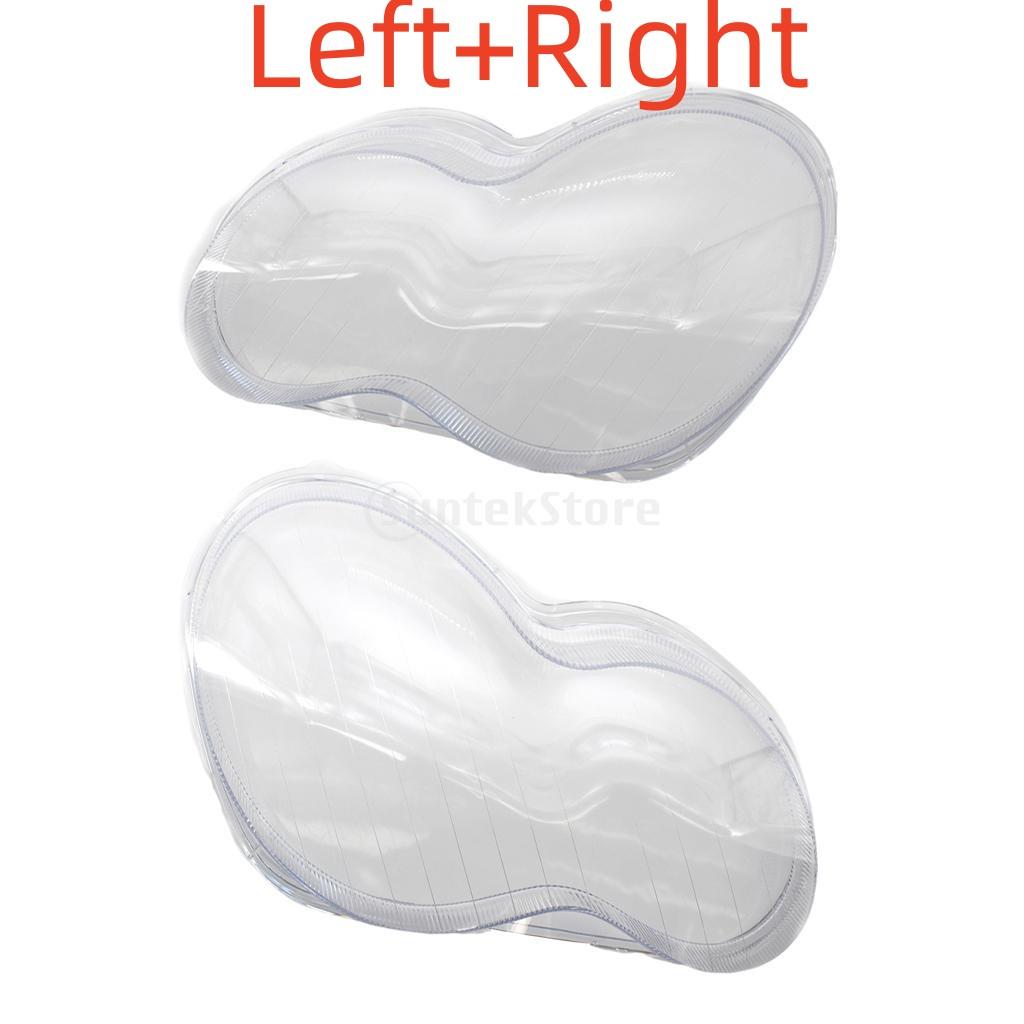 Car Front Headlight Lens Cover Replacements For Mercedes For Benz W203 C-Class 2001-2007 2038203261 2038201259 Headlight Covers