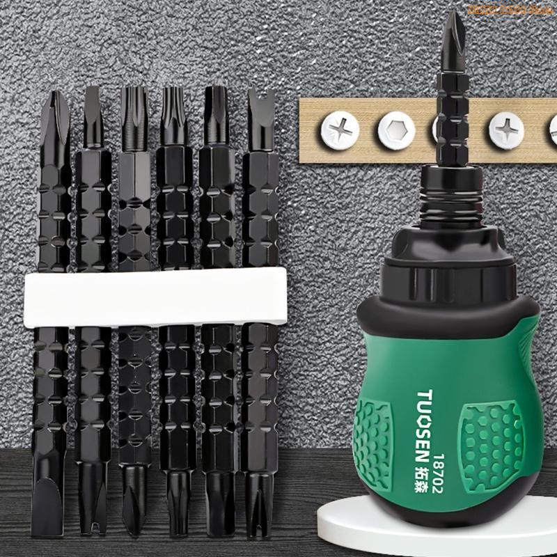 K1AE Double for Head Ratchet Screwdriver Telescopic Screwdriver Set for Cros