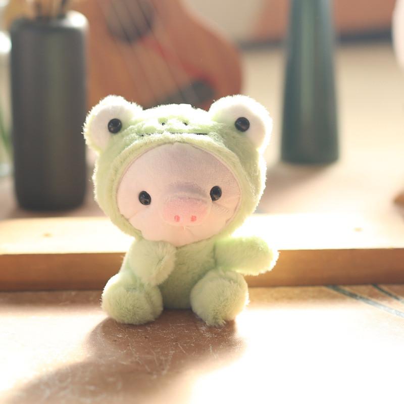 Lovely Pig Plush Keychain Doll Cute Animal Toy For Kids Adorable Charm Bag