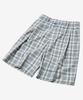 Sekeonmonollogeu Check Bermuda Pants [Blue]_Sept042Blue