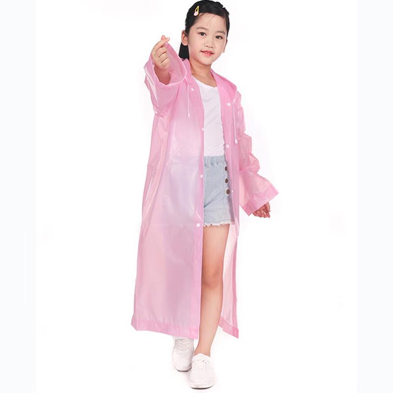 AOLANSI Kids Frosted Plastic Rain Poncho