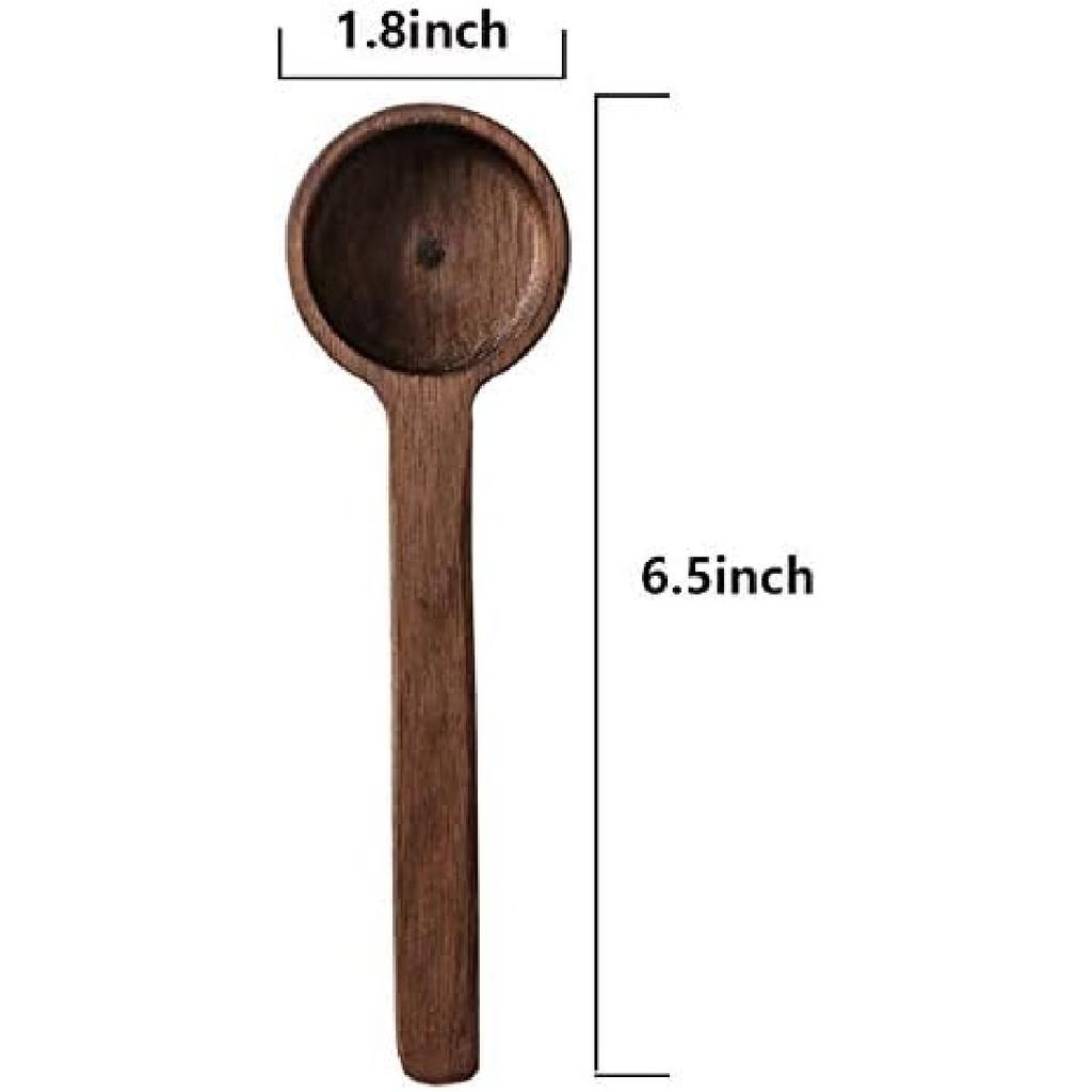Master Srlin Long Handle Coffee Scoop with Black Walnut 10g Coffee Spoon. Measuring for Coffee Beans or Tea.Tablespoon. Coffee Accessories, Coffee