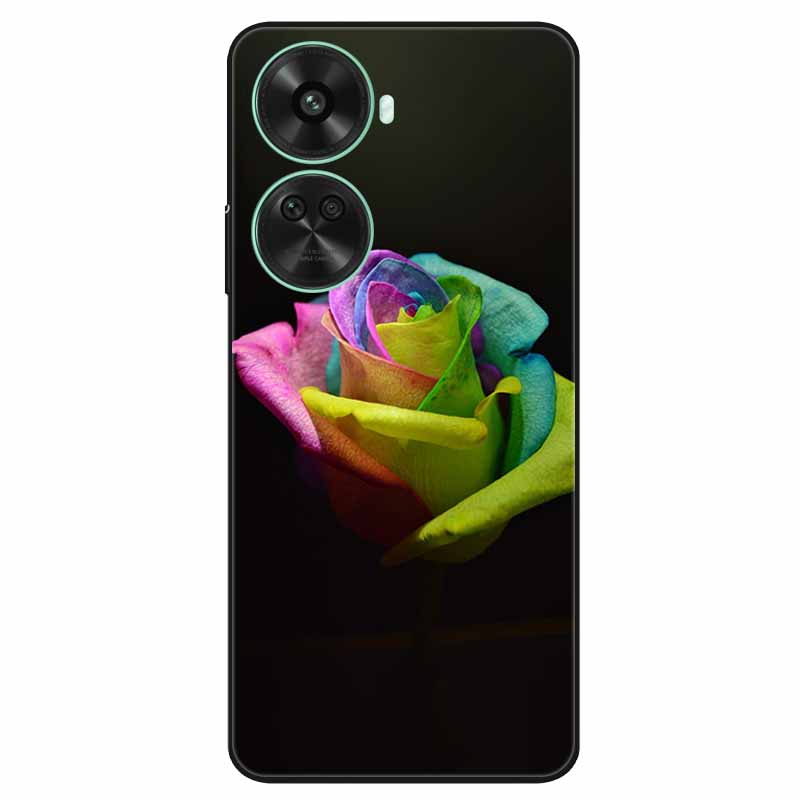 For Huawei Nova 12 SE Case Soft TPU Flowers Beautiful Pattern Phone Cases for Nova12SE Nova 12SE Protect Covers Silicone Capas