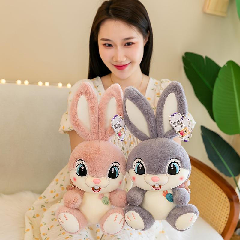 Entzückendes extra großes Stofftier: Kleiner Hase Plüsch & Bär Schlafkissen