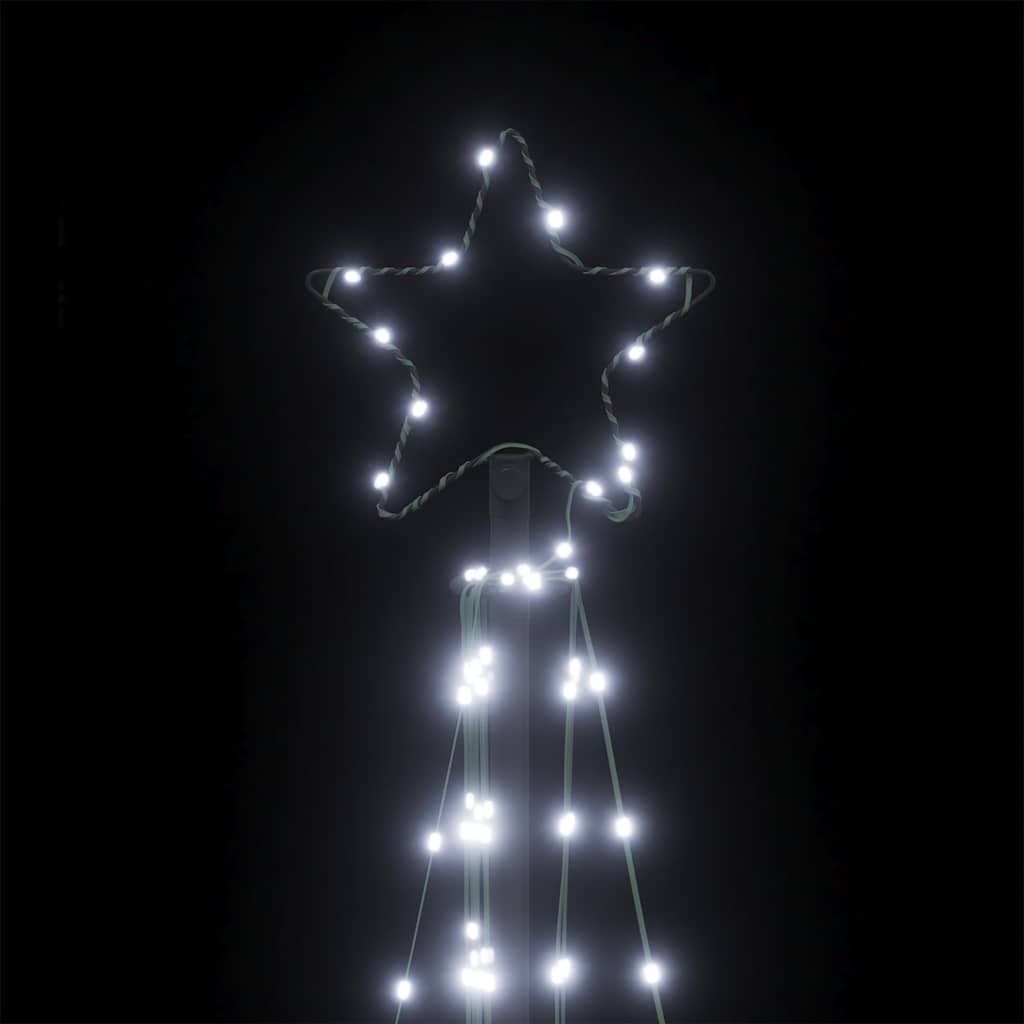 LED Christmas Tree 339 Cold White LEDs 187 Cm
