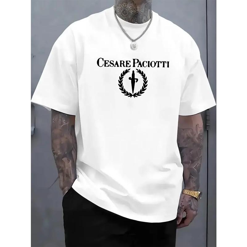 

Мужская повседневная футболка с коротким рукавом | Модная, с круглым вырезом, слегка эластичная ткань, подходит для бега, фитнеса, вечеринок и отпуска S белый