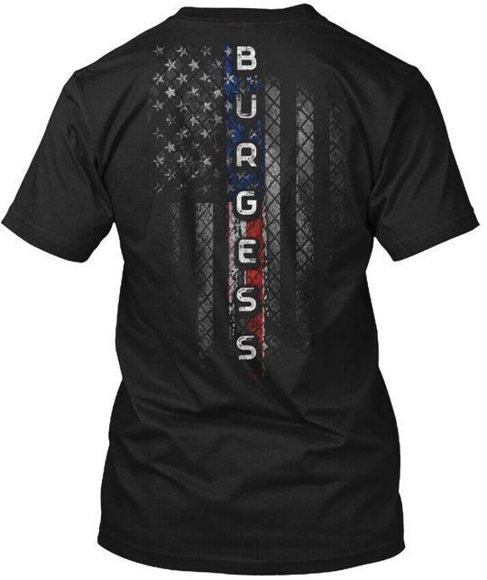 

Burgess Family American Flag T-Shirt Made in the USA Size S to 5XL 3XL