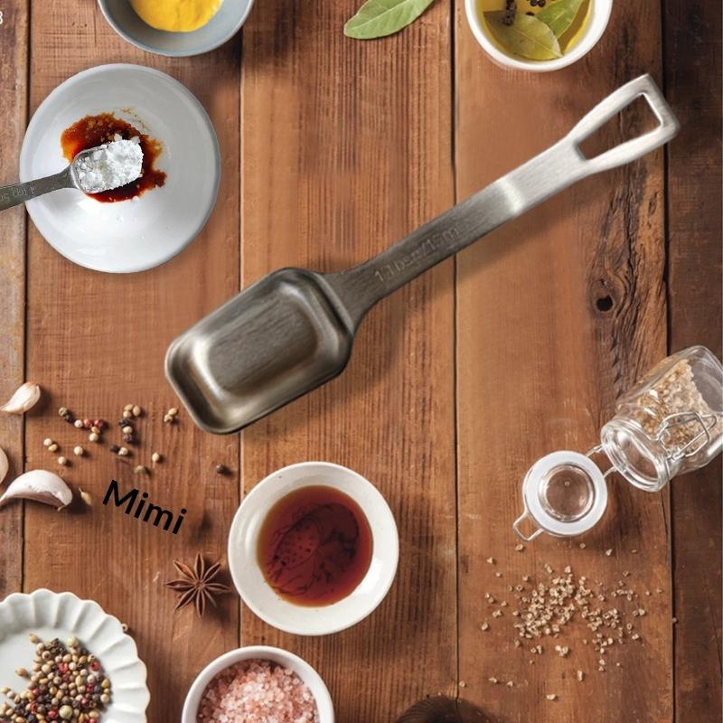 15Ml Measurement Coffee Bean Measuring Spoon 304 Stainless Steel Home Use Coffee Powder Weighing Spoon With Long Handle 1pc