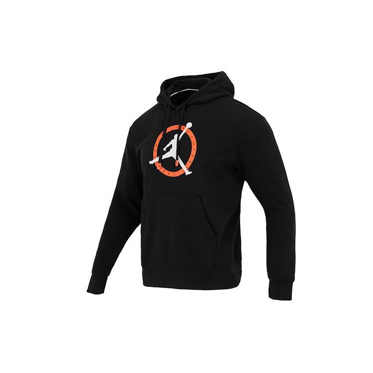 Air Jordan Flight MVP Graphic Fleece Pullover Hoodie Black Men s FB7051-010 M