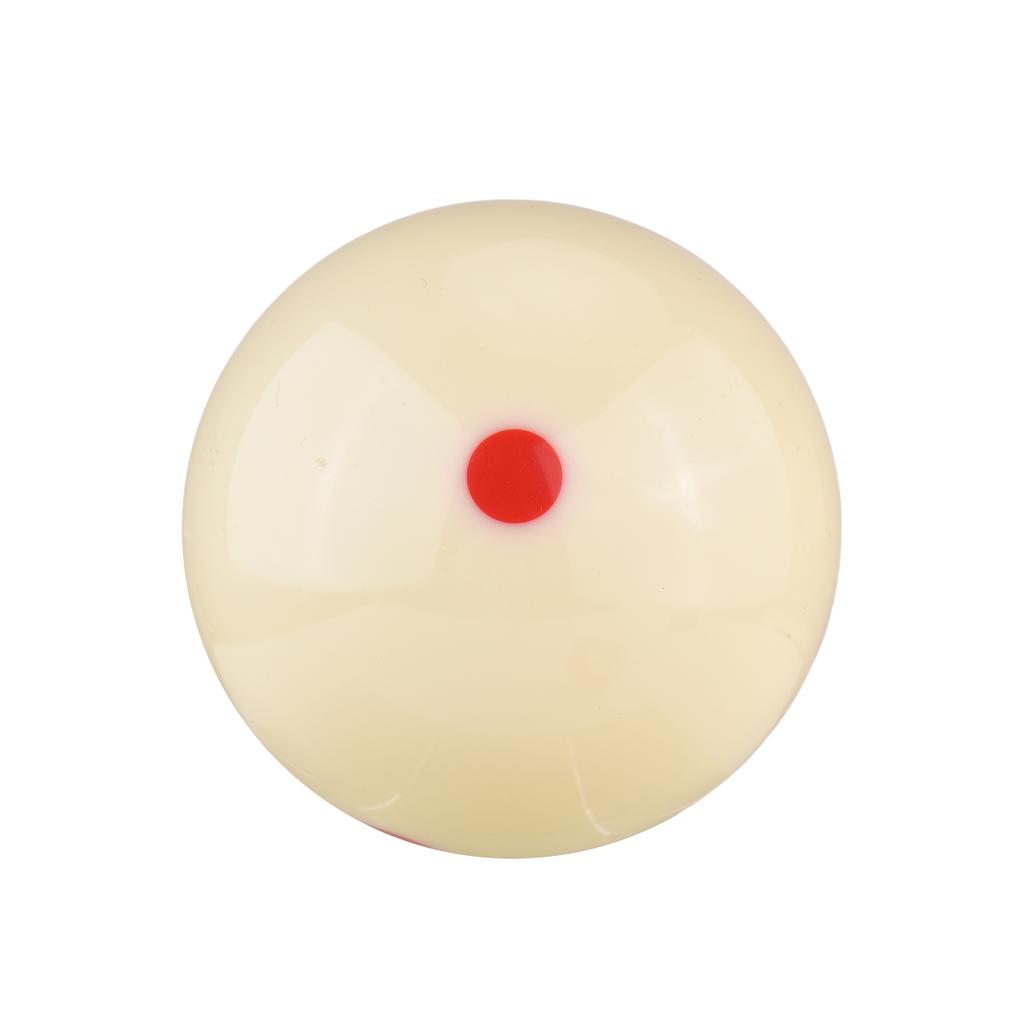 2 st Röd Vit Harts Biljard Träningsköboll Poolköboll Träningsträningsartefakt 1 Röd Prick