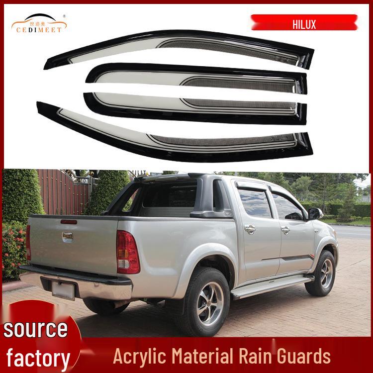 Hilux Vigo Acrylic Rain Guards for Car Windows